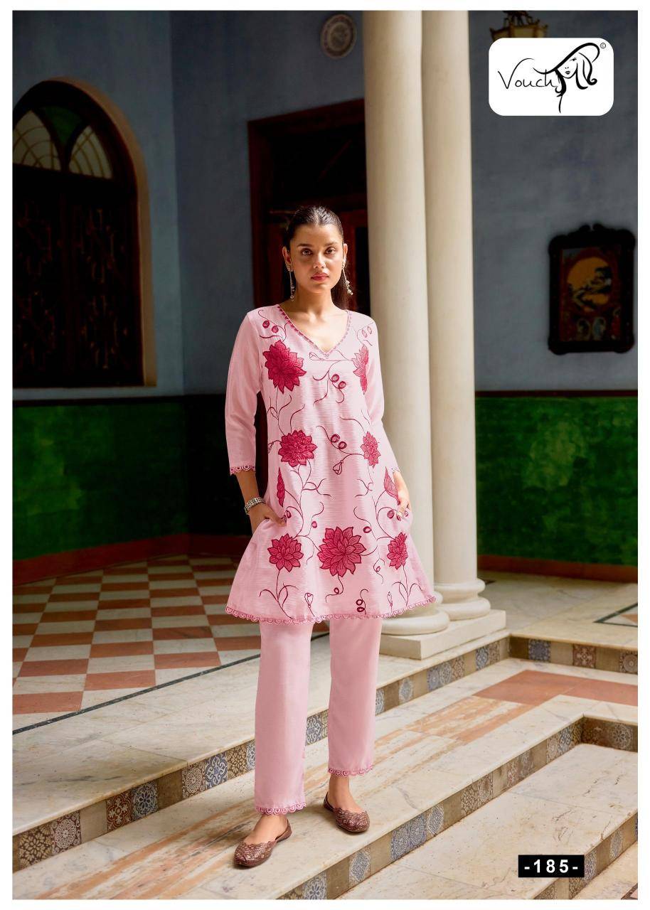Vouch new desgin-185 coord set Kurtis wholesale market in Hyderabad